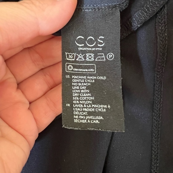 cos Women Navy Blue Dress- Size S - Picture 9 of 9